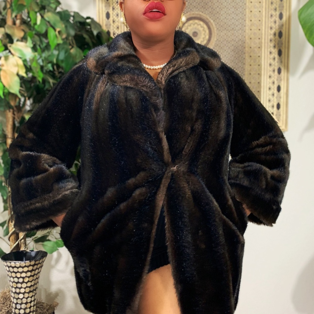 Vintage Faux Fur Coat
